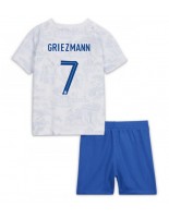 Ranska Antoine Griezmann #7 Vieraspaita Lasten MM-kisat 2022 Lyhythihainen (+ shortsit)